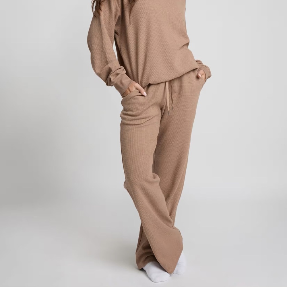 Cozy Tan Lounge Pants - Picture 1 of 5